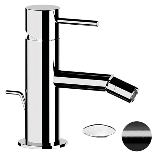 Смеситель для биде Remer X Style X20LCFP, черный брашированный хром Смеситель для биде Remer X Style X20LCFP, черный брашированный хром