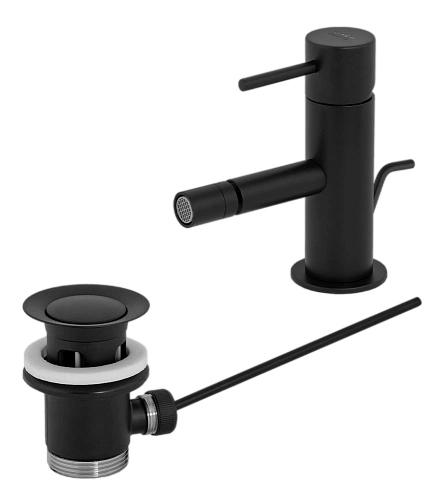 Смеситель для биде Remer X Style X20NO, чёрный матовый Смеситель для биде Remer X Style X20NO, чёрный матовый