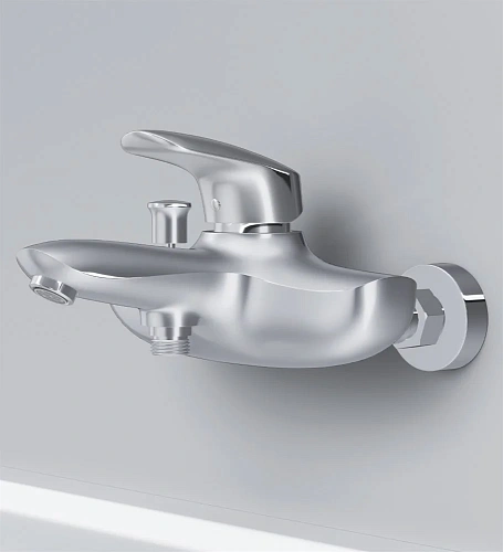 Смеситель для ванны AM.PM Bliss L F5310064 с душем Смеситель для ванны AM.PM Bliss L F5310064 с душем