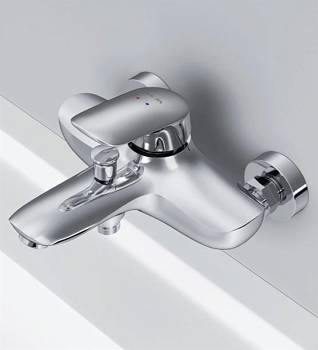 Смеситель для ванны AM.PM Bliss L F5310064 с душем Смеситель для ванны AM.PM Bliss L F5310064 с душем