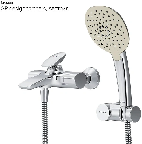 Смеситель для ванны AM.PM F70A15000 с душевым гарнитуром Смеситель для ванны AM.PM F70A15000 с душевым гарнитуром