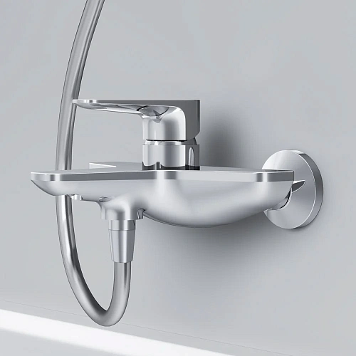 Смеситель для ванны AM.PM Inspire F5010000 с душем Смеситель для ванны AM.PM Inspire F5010000 с душем