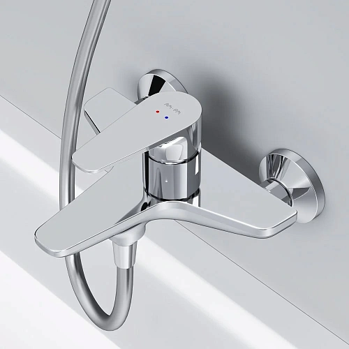 Смеситель для ванны AM.PM Inspire F5010000 с душем Смеситель для ванны AM.PM Inspire F5010000 с душем