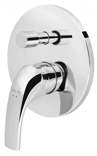 Смеситель для ванны AM.PM Sense F7585000 с душем встраиваемый Смеситель для ванны AM.PM Sense F7585000 с душем встраиваемый