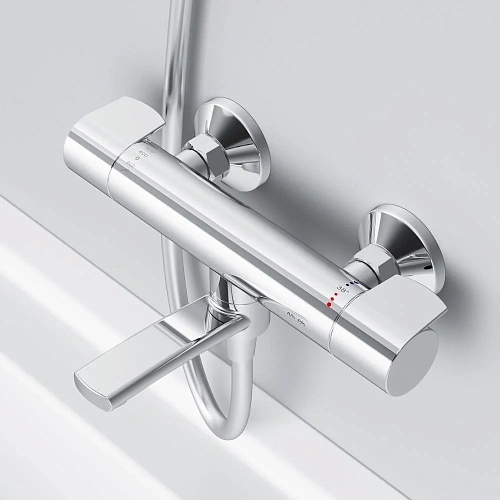 Смеситель для ванны AM.PM X-Joy F85A50000 с термостатом, хром Смеситель для ванны AM.PM X-Joy F85A50000 с термостатом, хром