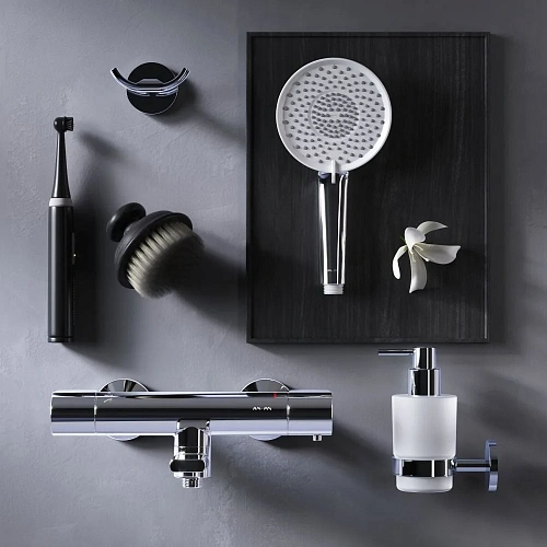 Смеситель для ванны AM.PM X-Joy F85A50000 с термостатом, хром Смеситель для ванны AM.PM X-Joy F85A50000 с термостатом, хром