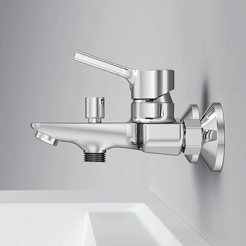 Смеситель для ванны AM.PM X-Joy S F85B10000 хром Смеситель для ванны AM.PM X-Joy S F85B10000 хром