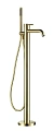 Смеситель для ванны AQUAme Siena AQM6218BG напольный (монтажная часть в комплекте), золото шлифованное Смеситель для ванны AQUAme Siena AQM6218BG напольный (монтажная часть в комплекте), золото шлифованное