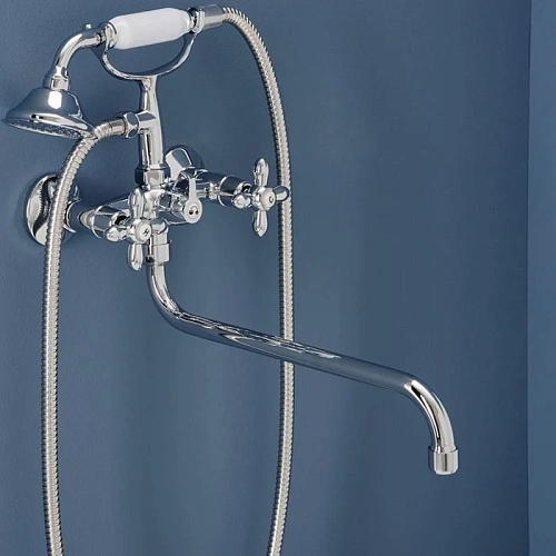 Смеситель для ванны Aquanet Opera SD98909A с душем 00187236 Смеситель для ванны Aquanet Opera SD98909A с душем 00187236