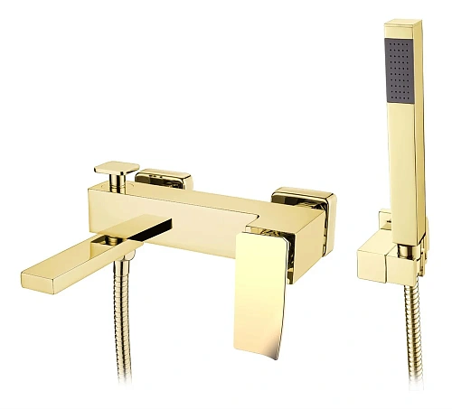 Смеситель для ванны Boheme GoldGold 143-GG.2 с душем Смеситель для ванны Boheme GoldGold 143-GG.2 с душем