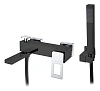 Смеситель для ванны Boheme BlackChrome 143-BCR с душем Смеситель для ванны Boheme BlackChrome 143-BCR с душем