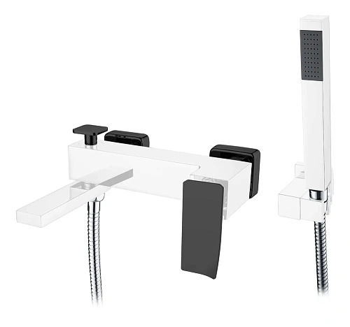 Смеситель для ванны Boheme ChromeBlack 143-CRB.2 с душем Смеситель для ванны Boheme ChromeBlack 143-CRB.2 с душем
