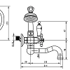 Смеситель для ванны Boheme CRYSTAL 293-CRST Смеситель для ванны Boheme CRYSTAL 293-CRST