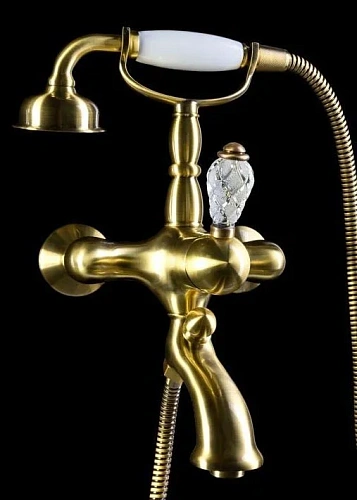 Смеситель для ванны Boheme CRYSTAL бронза (одноручковый) 303-CRST Смеситель для ванны Boheme CRYSTAL бронза (одноручковый) 303-CRST