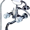 Смеситель для ванны Boheme CRYSTAL хром (двуручковый) 273-CRST Смеситель для ванны Boheme CRYSTAL хром (двуручковый) 273-CRST
