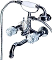 Смеситель для ванны Boheme CRYSTAL хром (двуручковый) 273-CRST Смеситель для ванны Boheme CRYSTAL хром (двуручковый) 273-CRST