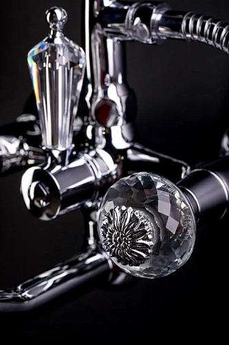 Смеситель для ванны Boheme FLORA хром 273-FL Смеситель для ванны Boheme FLORA хром 273-FL