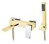 Смеситель для ванны Boheme GoldChrome 143-GCR.2 с душем