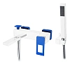 Смеситель для ванны Boheme Q 143-CRBlue Chrome Blue