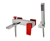 Смеситель для ванны Boheme Q 143-CRRed.2 Chrome Red.2