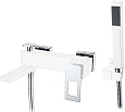Смеситель для ванны Boheme Q 143-WCR WhiteChrome Смеситель для ванны Boheme Q 143-WCR WhiteChrome