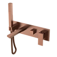 Смеситель для ванны Boheme Qubic 474-2-BRB встроенный Brushed Bronze Смеситель для ванны Boheme Qubic 474-2-BRB встроенный Brushed Bronze