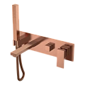 Смеситель для ванны Boheme Qubic 474-2-CB встроенный Copper Brushed Смеситель для ванны Boheme Qubic 474-2-CB встроенный Copper Brushed