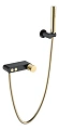 Смеситель для ванны Boheme STICK 123-BG.2 BLACK TOUCH GOLD Смеситель для ванны Boheme STICK 123-BG.2 BLACK TOUCH GOLD