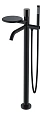 Смеситель для ванны Boheme STICK 129-BB напольный BLACK DIAMOND BLACK Смеситель для ванны Boheme STICK 129-BB напольный BLACK DIAMOND BLACK