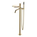 Смеситель для ванны Boheme STICK 129-GG напольный GOLD DIAMOND GOLD Смеситель для ванны Boheme STICK 129-GG напольный GOLD DIAMOND GOLD