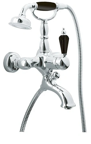 Смеситель для ванны Boheme Tradizionale Nero 243 с душевым гарнитуром Смеситель для ванны Boheme Tradizionale Nero 243 с душевым гарнитуром