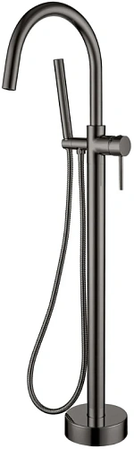 Смеситель для ванны Boheme Uno 469-GM Gun Metall напольный Смеситель для ванны Boheme Uno 469-GM Gun Metall напольный