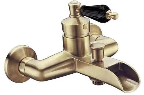 Смеситель для ванны Boheme Vogue 203-BSW бронза с черным Swarovski Смеситель для ванны Boheme Vogue 203-BSW бронза с черным Swarovski