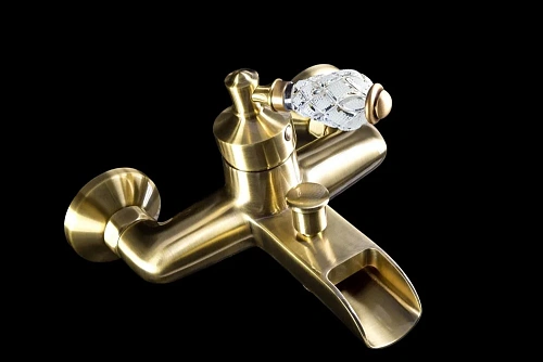 Смеситель для ванны Boheme VOGUE CRYSTAL бронза (одноручковый) 203-CRST Смеситель для ванны Boheme VOGUE CRYSTAL бронза (одноручковый) 203-CRST