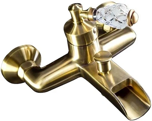 Смеситель для ванны Boheme VOGUE CRYSTAL бронза (одноручковый) 203-CRST Смеситель для ванны Boheme VOGUE CRYSTAL бронза (одноручковый) 203-CRST