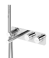 Смеситель для ванны CEZARES CZR-B-VDM1-T-01 встраиваемый термостатический с ручным душем,, хром Смеситель для ванны CEZARES CZR-B-VDM1-T-01 встраиваемый термостатический с ручным душем,, хром