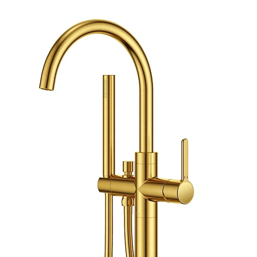 Смеситель для ванны CEZARES ECO-VDP-BORO напольный, брашированное золото Смеситель для ванны CEZARES ECO-VDP-BORO напольный, брашированное золото