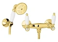 Смеситель для ванны Cezares First (FIRST-D-03/24-Bi) золото 24 карат Смеситель для ванны Cezares First (FIRST-D-03/24-Bi) золото 24 карат