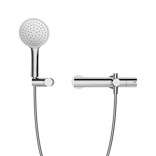 Смеситель для ванны CEZARES LEAF-VD-L-01 с ручным душем, шлангом и держателем, хром Смеситель для ванны CEZARES LEAF-VD-L-01 с ручным душем, шлангом и держателем, хром