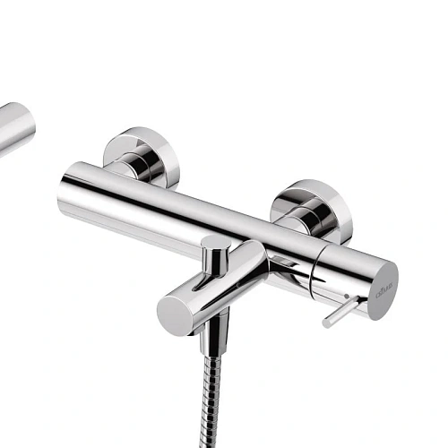 Смеситель для ванны CEZARES LEAF-VD-L-01 с ручным душем, шлангом и держателем, хром Смеситель для ванны CEZARES LEAF-VD-L-01 с ручным душем, шлангом и держателем, хром