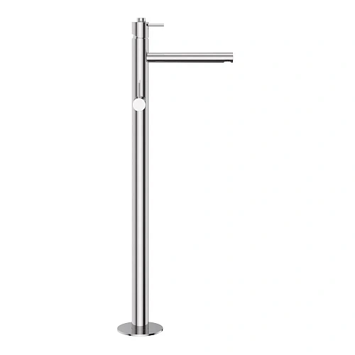 Смеситель для ванны CEZARES LEAF-VDP-L-01 Напольный с ручным душем и шлангом, хром Смеситель для ванны CEZARES LEAF-VDP-L-01 Напольный с ручным душем и шлангом, хром