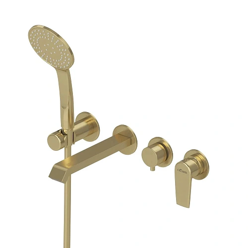 Смеситель для ванны CEZARES NAUTIC-VDM3-SR встраиваемый с поворотным переключателем на 3 выхода, с ручным душем, Sunrise Смеситель для ванны CEZARES NAUTIC-VDM3-SR встраиваемый с поворотным переключателем на 3 выхода, с ручным душем, Sunrise