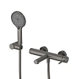 Смеситель для ванны CEZARES RELAX-VD-GM с ручным душем, шлангом и держателем, оружейная сталь Смеситель для ванны CEZARES RELAX-VD-GM с ручным душем, шлангом и держателем, оружейная сталь