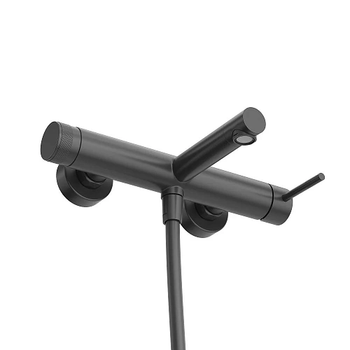 Смеситель для ванны CEZARES RELAX-VD-NOP с ручным душем, шлангом и держателем, черный матовый Смеситель для ванны CEZARES RELAX-VD-NOP с ручным душем, шлангом и держателем, черный матовый