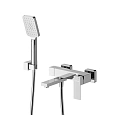 Смеситель для ванны CEZARES SLIDER-VD-01 с ручным душем, шлангом и держателем, хром Смеситель для ванны CEZARES SLIDER-VD-01 с ручным душем, шлангом и держателем, хром