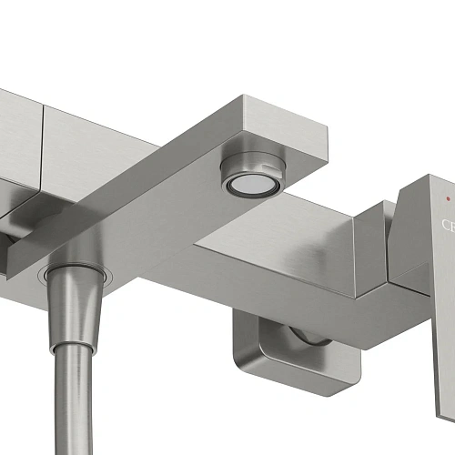 Смеситель для ванны CEZARES SLIDER-VD-IN с ручным душем, шлангом и держателем, сатин Смеситель для ванны CEZARES SLIDER-VD-IN с ручным душем, шлангом и держателем, сатин