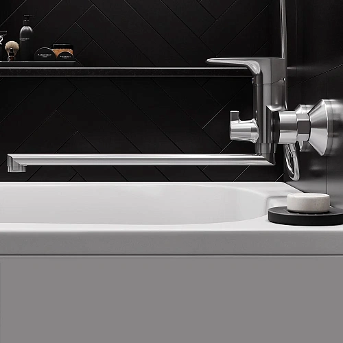 Смеситель для ванны Damixa RedBlu Origin Evo 2 789500000 хром Смеситель для ванны Damixa RedBlu Origin Evo 2 789500000 хром