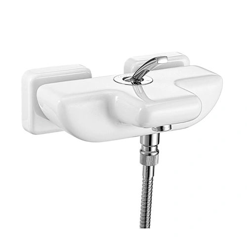 Смеситель для ванны E.C.A. Novita 104102447 белый Смеситель для ванны E.C.A. Novita 104102447 белый