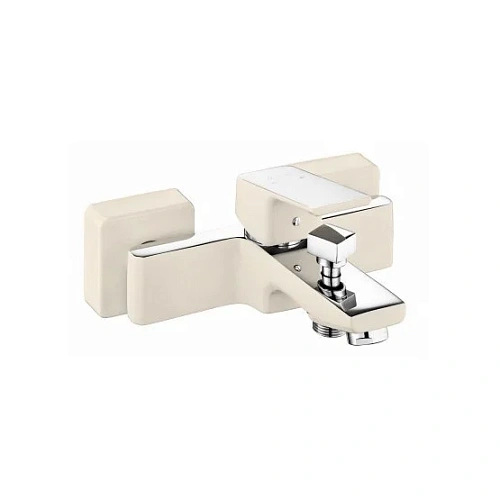 Смеситель для ванны E.C.A. Tiera 103402469 бежевый/хром Смеситель для ванны E.C.A. Tiera 103402469 бежевый/хром