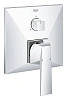 Смеситель для ванны GROHE Allure Brilliant с переключателем на 3 положения, хром (24099000) внешняя 